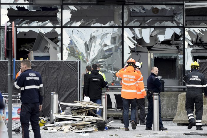 brussels airport -damages
